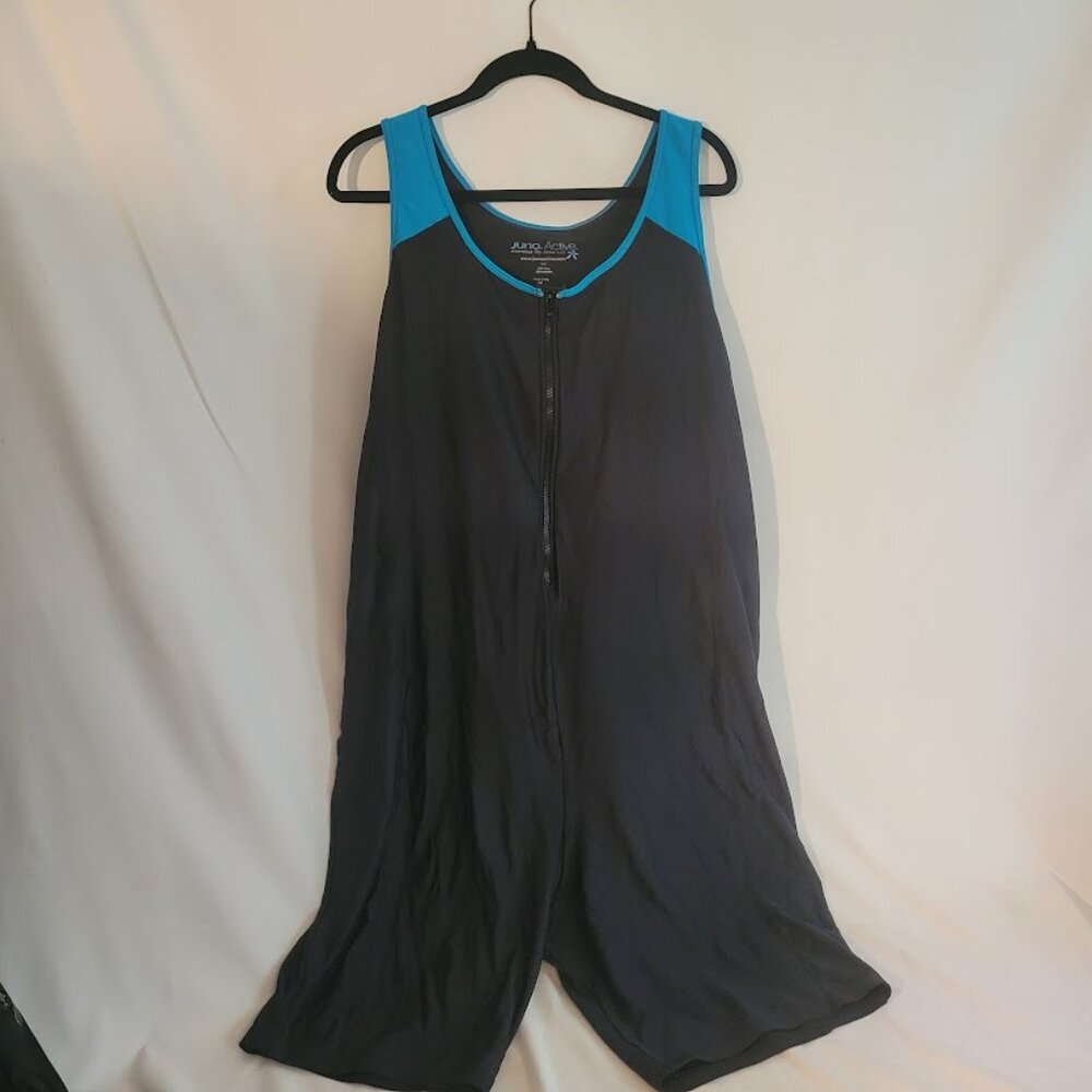 Juno Active Athletic Racerback Swim Romper Aquatard 5x PLUS